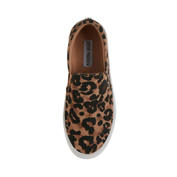 steve madden leopard print slip ons