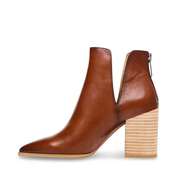 steve madden closure cognac leather