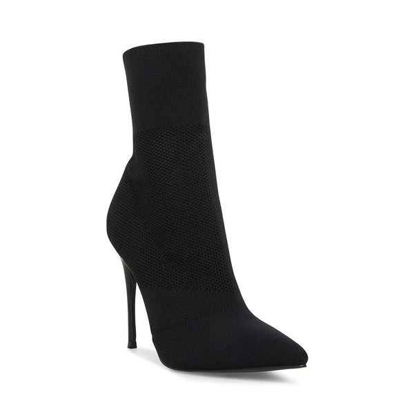 black sock booties steve madden