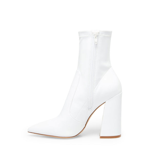 steve madden white velcro boots