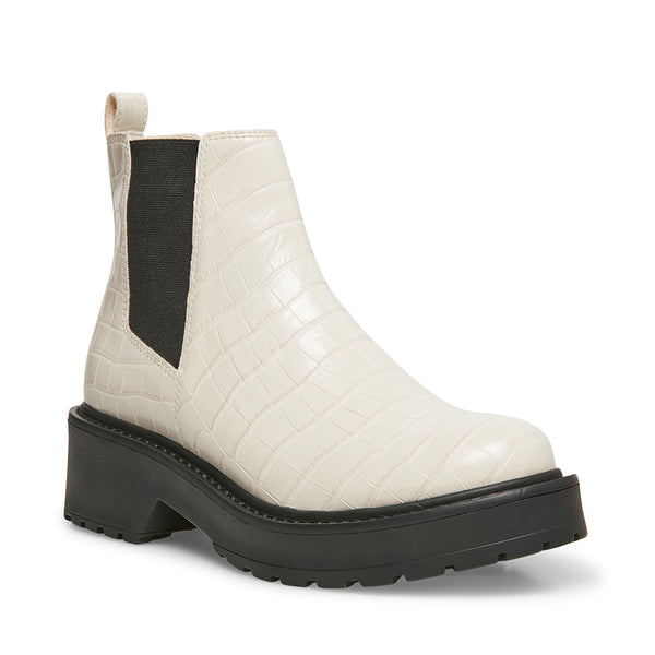 beige crocodile boots