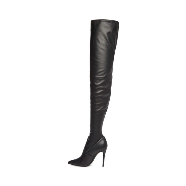 steve madden thigh high leather boots