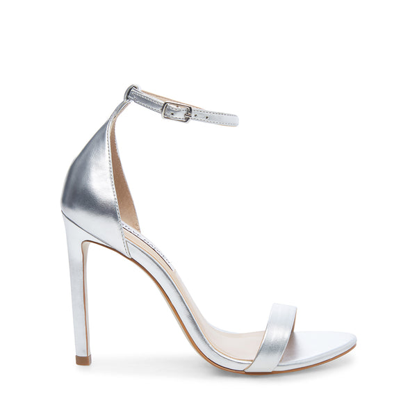 steve madden heels silver