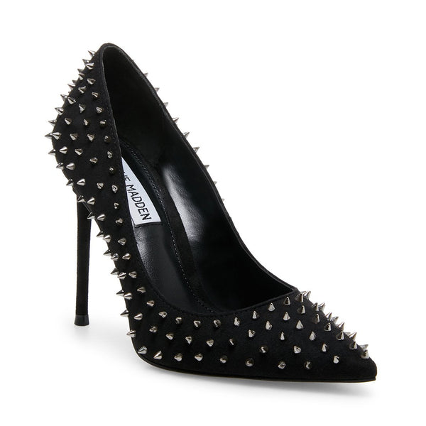 black heels with spikes