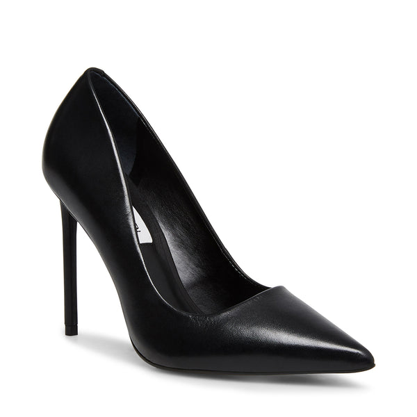 steve madden black patent leather pumps