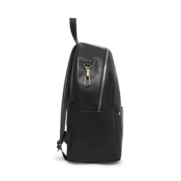 black leather steve madden backpack