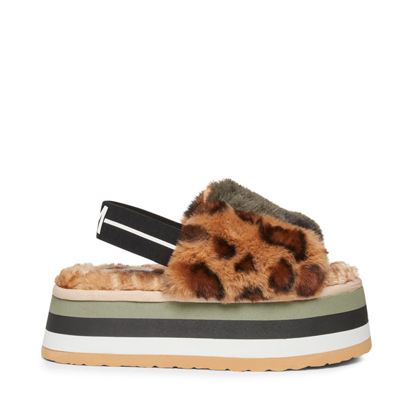 steve madden leopard slippers