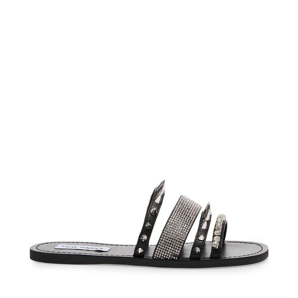 steve madden black flip flops