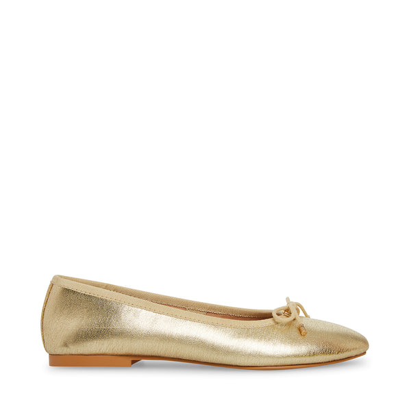 BLOSSOMS Gold Ballet Flat | Flats – Madden