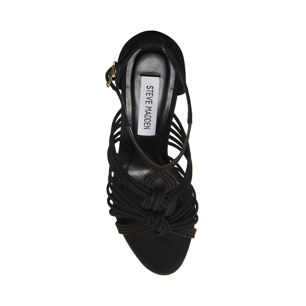 aplausos Histérico Querido LYDIA Black Sandals | Women's Black Designer Sandals – Steve Madden