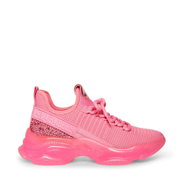 Steve Madden Women's Maxima Sneaker Hot Pink 9.5 