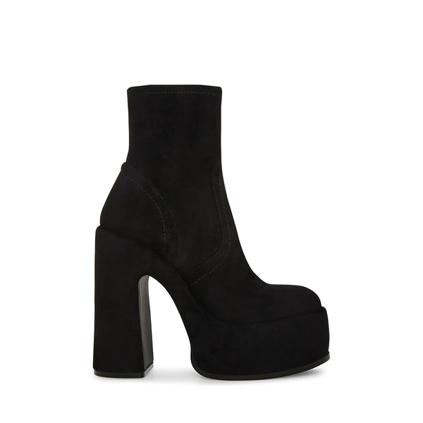 STASSIE Black Ankle Boots | Women's Platform Booties – Madden