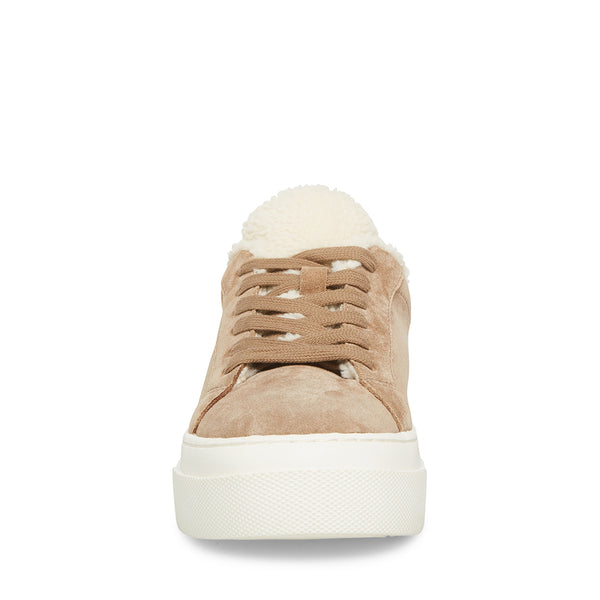 STUDIO-F Taupe Suede Platform Lace Up | Women's Sneakers – Steve Madden