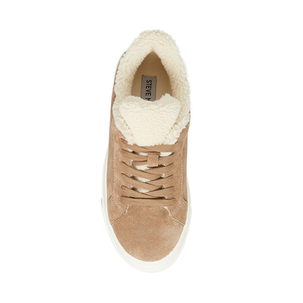 STUDIO-F Taupe Suede Platform Lace Up | Women's Sneakers – Steve Madden