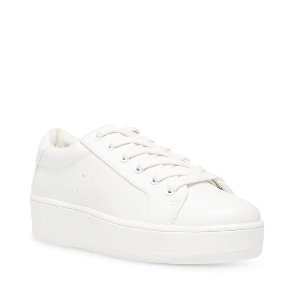 steve madden white platform shoes