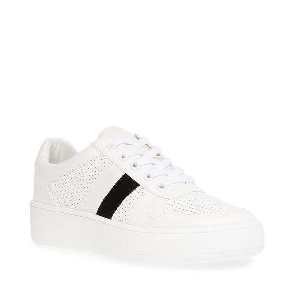 steve madden white platform shoes