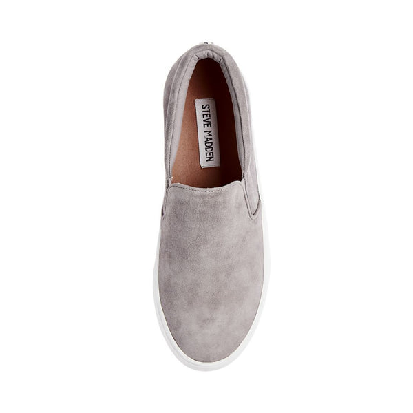 slip on gray shoes