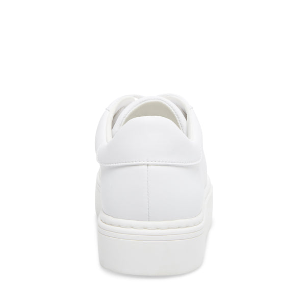 steve madden white leather shoes