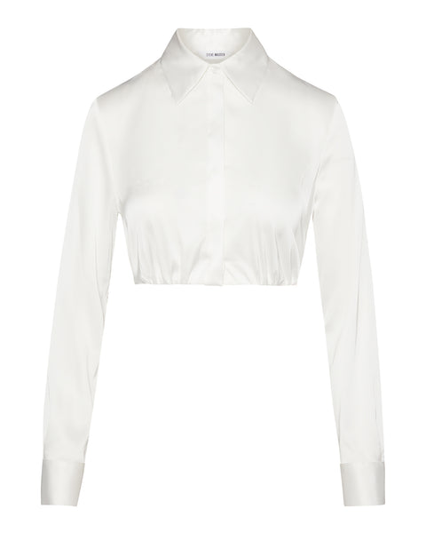 CASSANDRA Top | Women's Cropped Button Shirt – Steve Madden