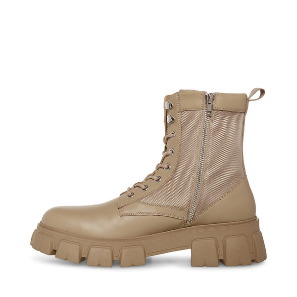 CORTINA Sand Leather Sole Combat Boots | Men's Boots – Steve Madden