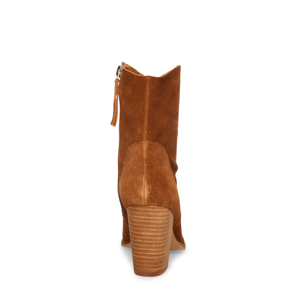 Condición previa Patrocinar Estricto JANETTA Brown Suede Western Bootie | Women's Suede Cowboy Boots – Steve  Madden