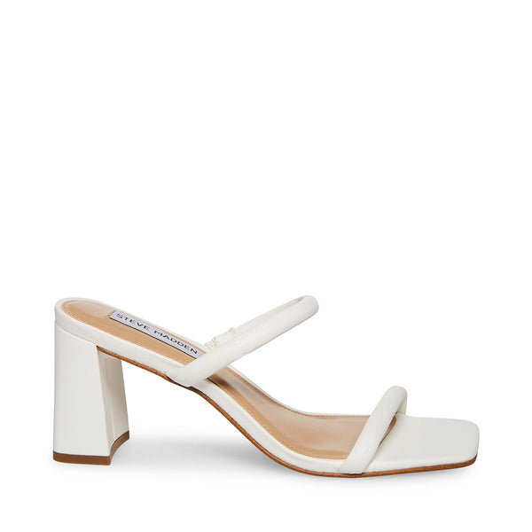 Recurso Accor caloría LILAH White Sandals | Women's White Designer Sandals – Steve Madden