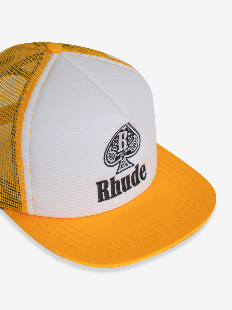 Rhude Spade Trucker Hat HBX Globally Curated Fashion And Lifestyle