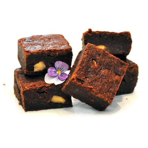 Almond Toffee Chocolate Brownies Baked With Purpose. Social Impact Gifts.