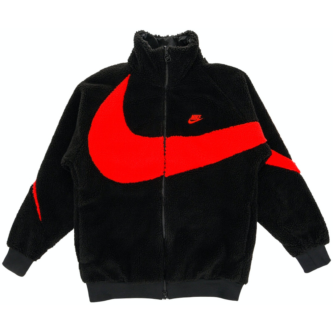 Nike SWOOSH FULLZIP JACKET Black Red｜ブルゾン www.smecleveland.com