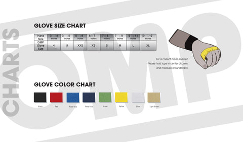 OMP Glove Size Chart