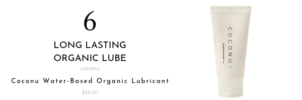 long lasting coconu water based lubricant