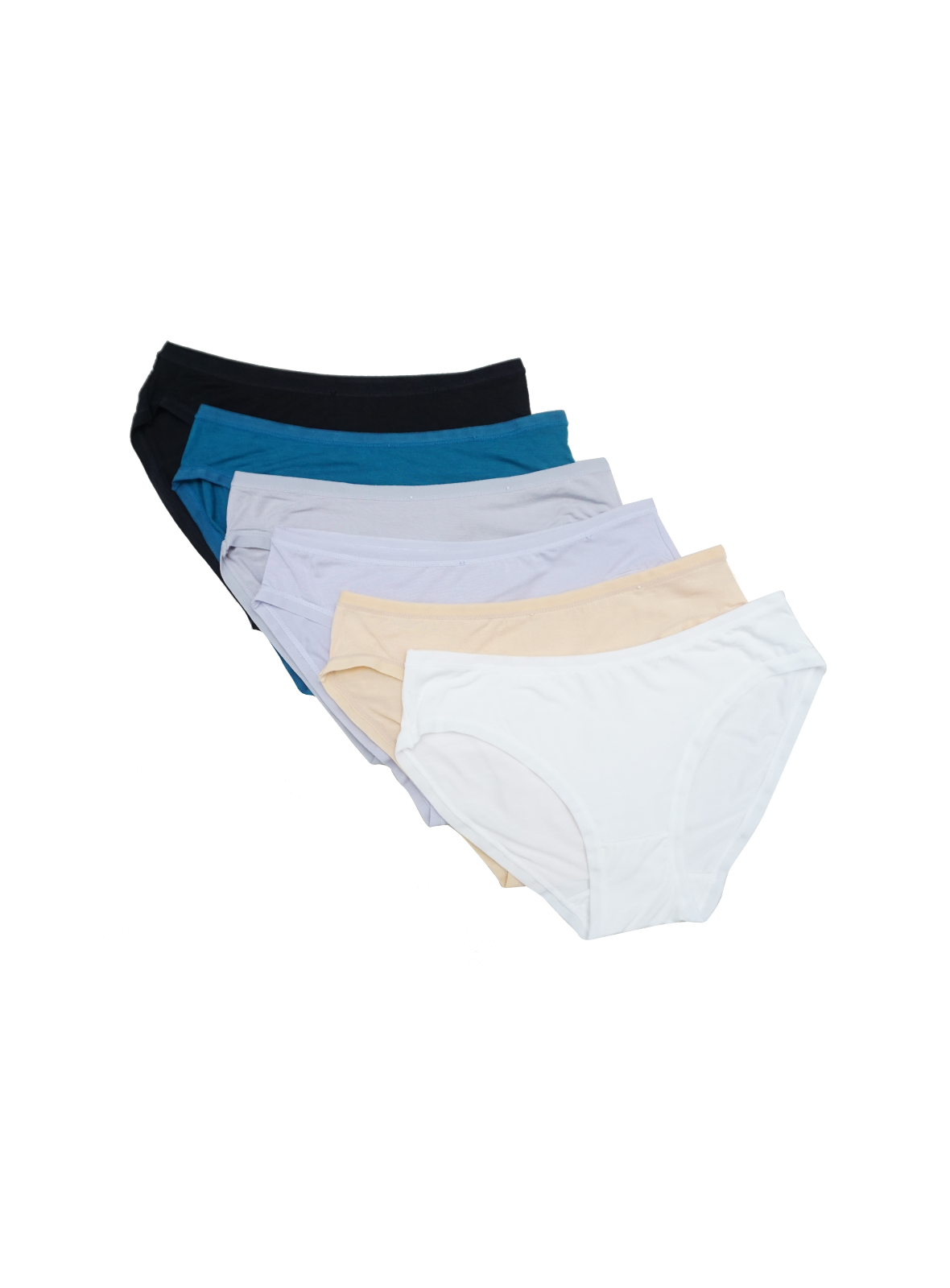 6 Pack Carly Cotton Panties Bundle A