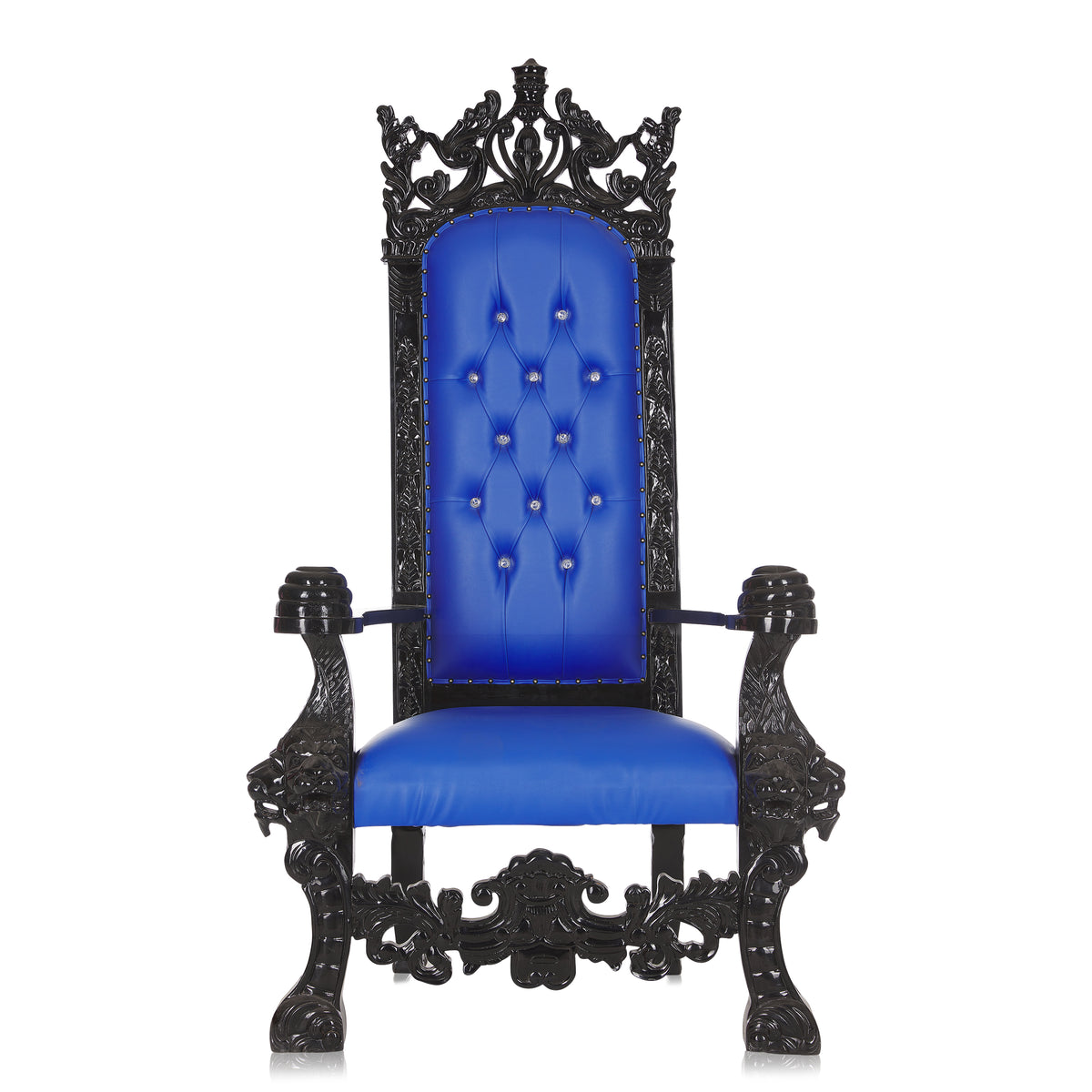 black gothic throne chair