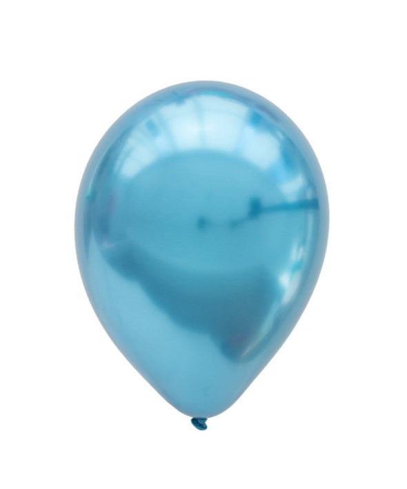 Globo chico 11" cromado Azul (desinfaldo) – The Confetti Party