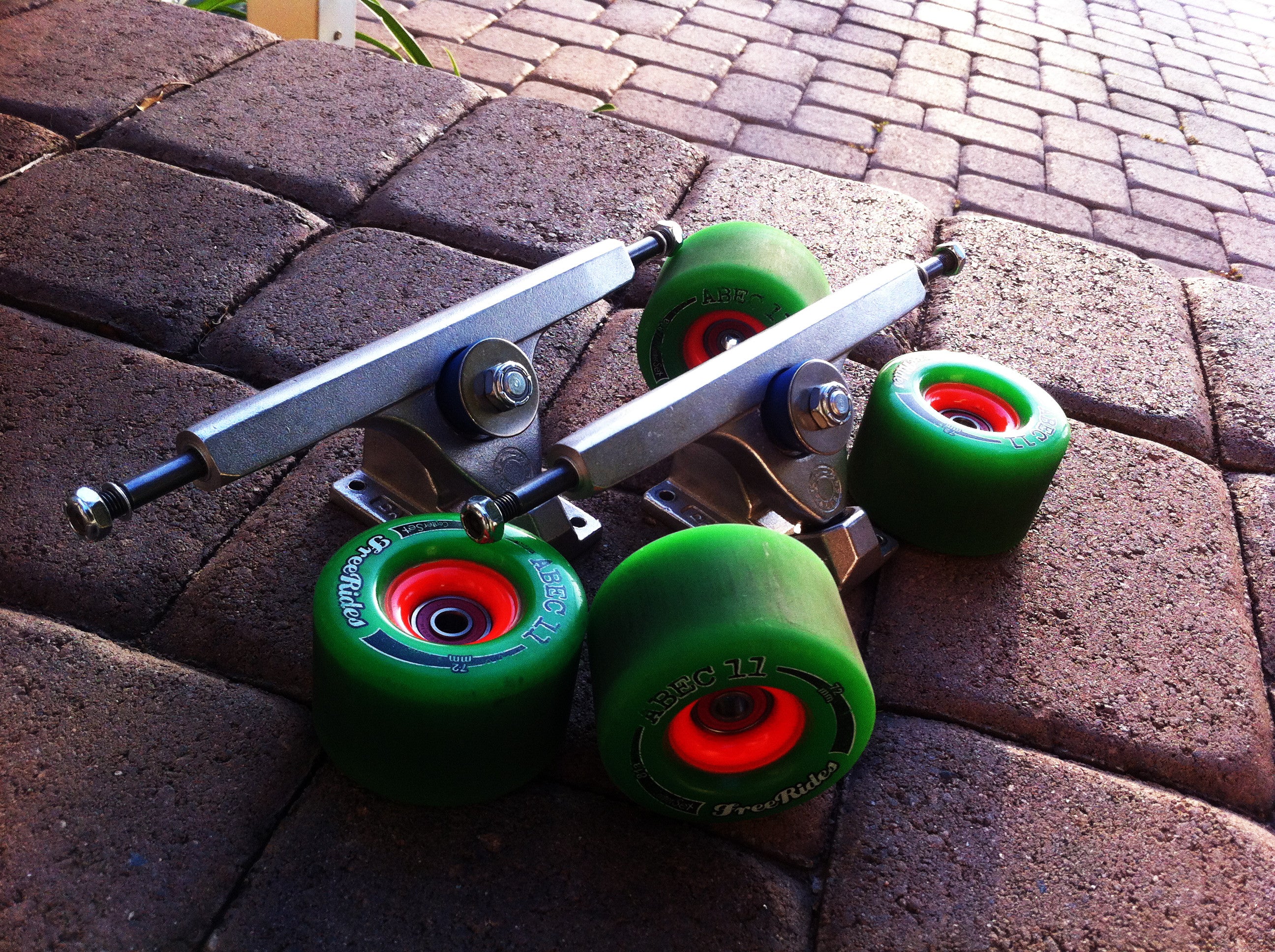 Caliber Trucks on brickwork