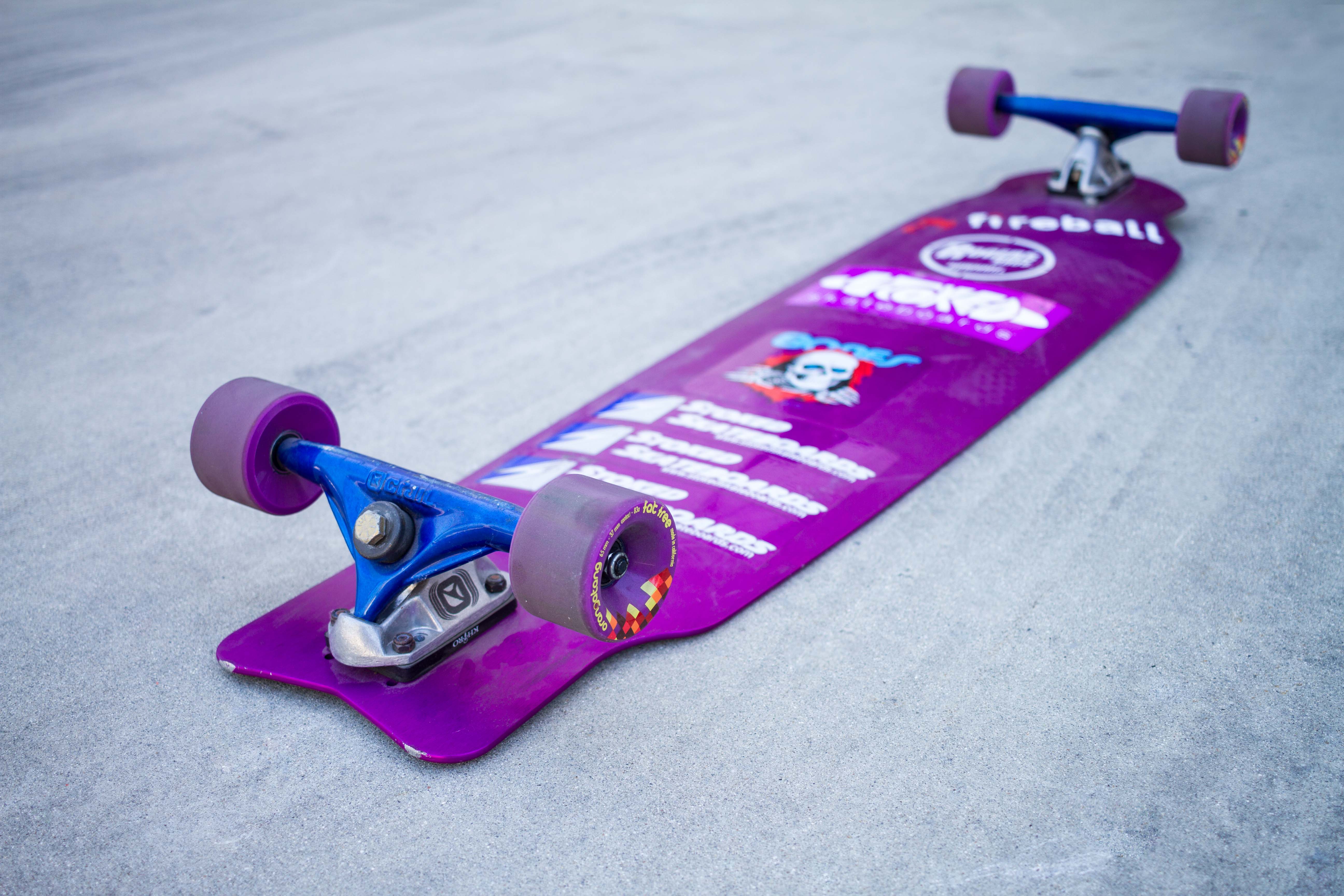 Aluminum Downhill Longboard Skateboard DIY