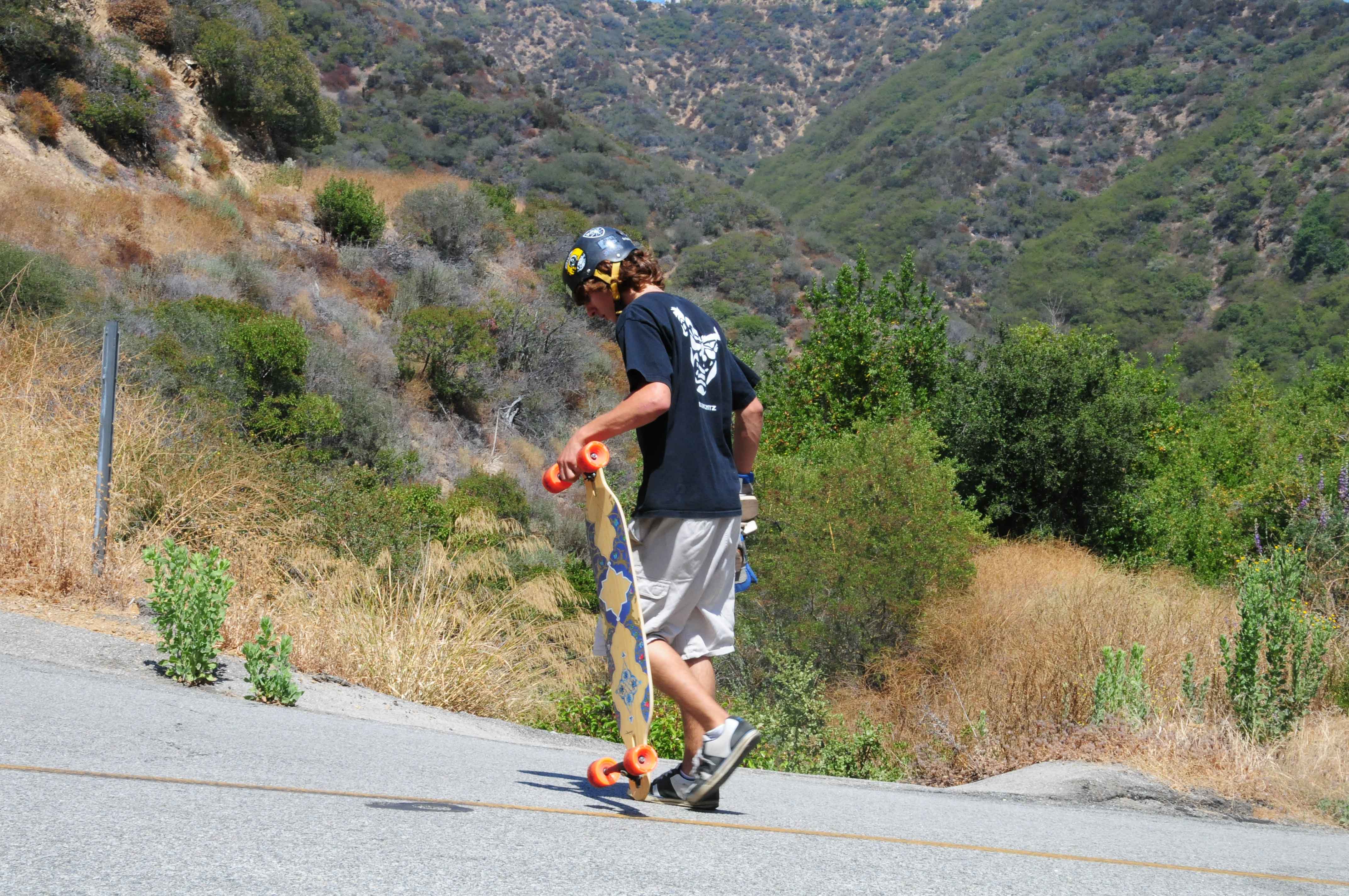 Loaded Dervish Downhill Skateboarding at Tuna Stoked Ride Shop