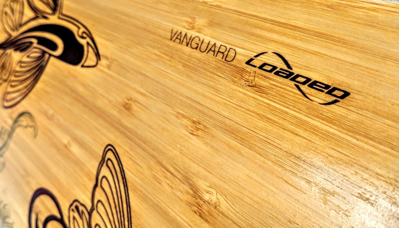 Loaded Vanguard Longboard Deck Bamboo Close Up