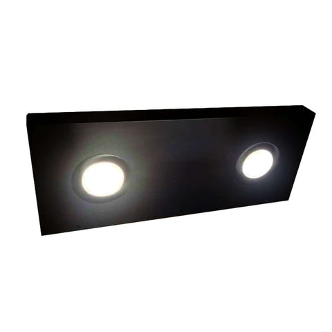 Black shelf Ponoma with LED lights