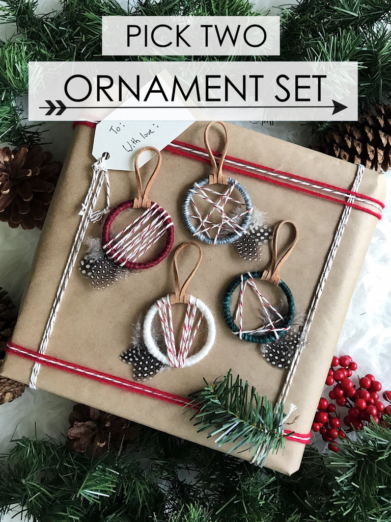 34th Street Petite Ornament Set - Pick Two