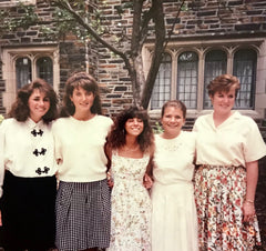 Friends in 1986 at college graduation now turning 50