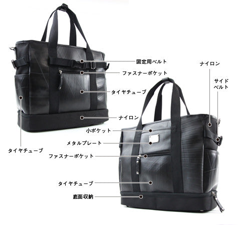 SEAL Weekender Tote With Shoe Compartment PS060 Design Details