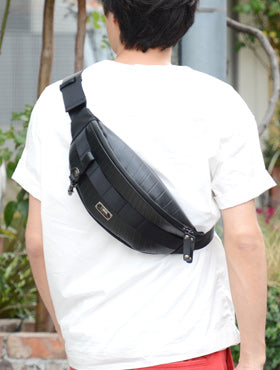 SEAL Sling bag made in Japan Recycled tire tube