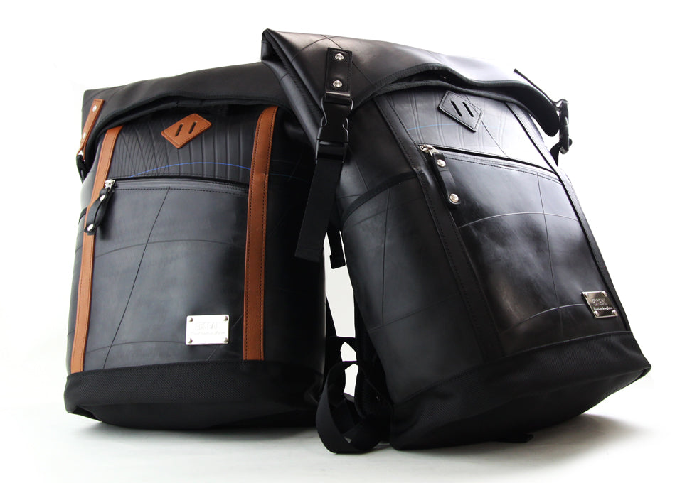 SEAL Recycled Tire Tube Made In Japan Designer Backpack