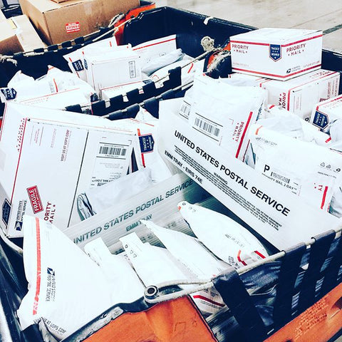 We love loading up the US Postal Service!