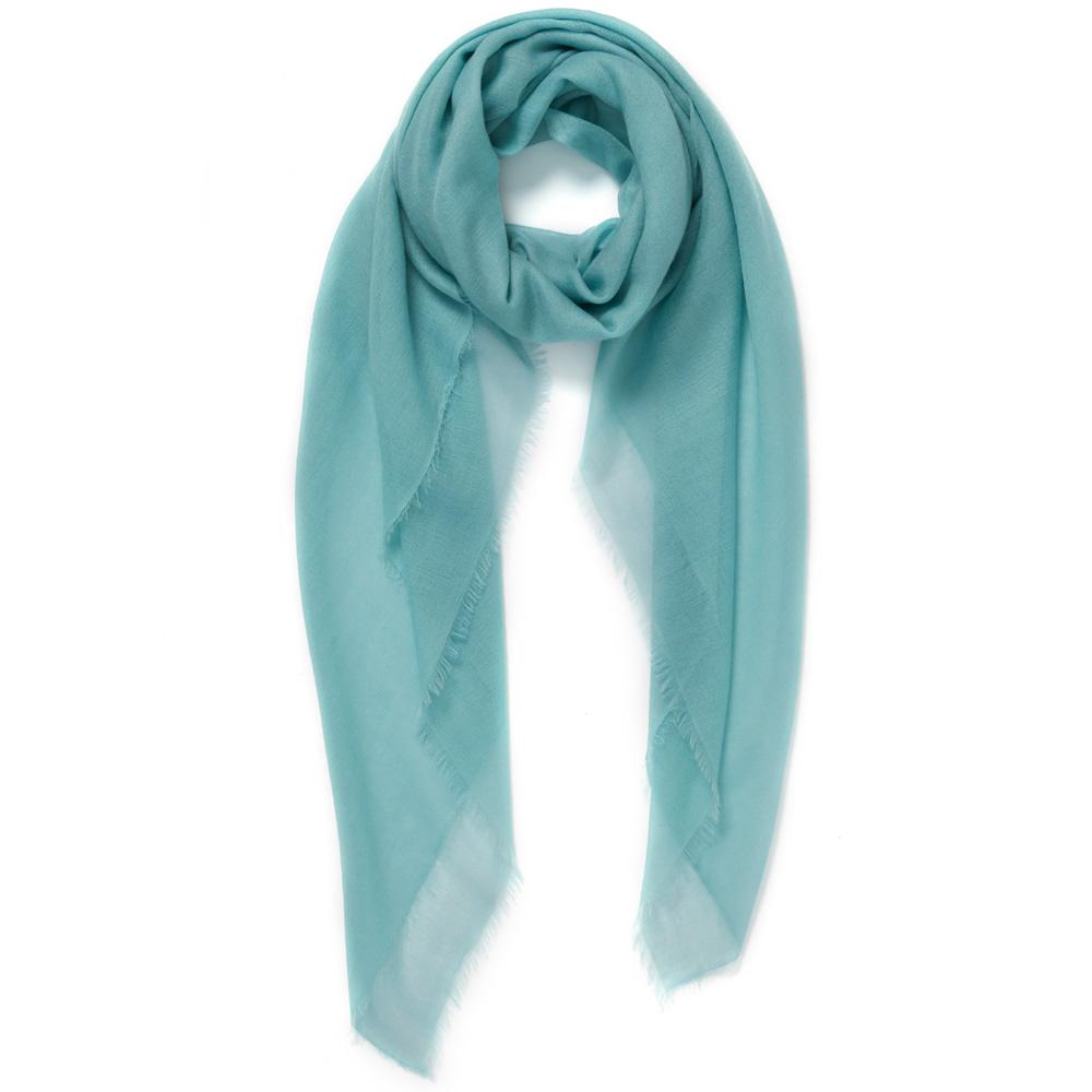 turquoise cashmere scarf