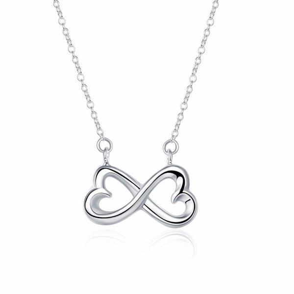 to my girlfriend infinity heart necklace