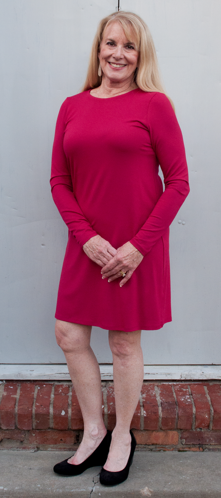 eileen fisher red dress