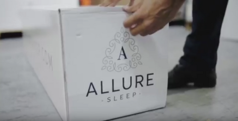 Opening the Allure Sleep box