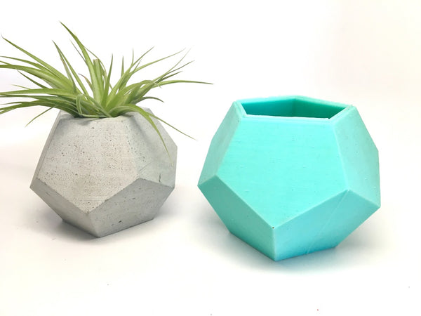 Dodecahedron Planter Mold Sacred Geometry Silicone 